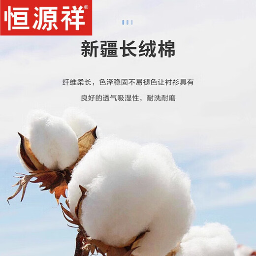 Hengyuanxiang Feste Farbe Baumwolle Langsamtes Hemd Herren Frühling und Herbst Dünne Geschäfte Casual Solid Farb Free Bügeln und Traaceless White Shirt Dad Anzug 6629 [Blau versteckt] Langschläfte [mit Taschen] 41 [vorgeschlagen 145-160jin [Jin gleich 0,5 kg]]