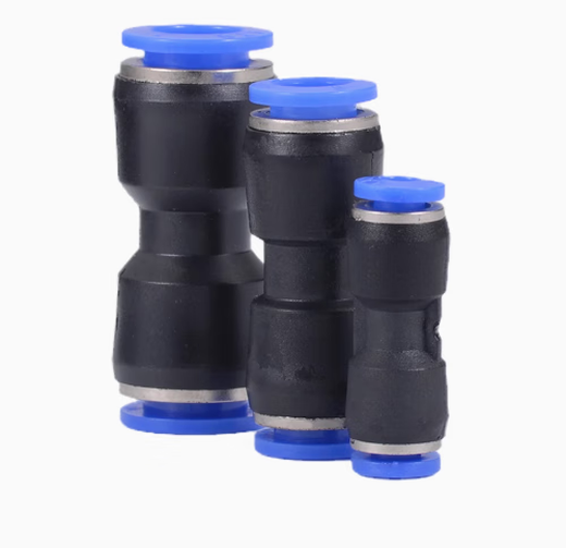 Lunze air pipe quick connector straight through PU-8 unit