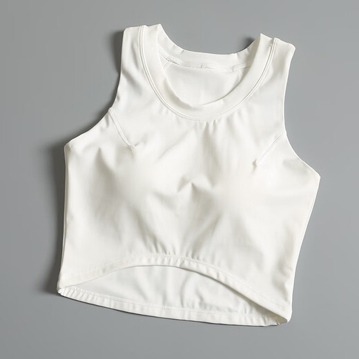 LULU Women's Running Shockproof Summer Yoga Vest Beautiful Back Pilates Fitness Bra Underwear Mango Yellow M