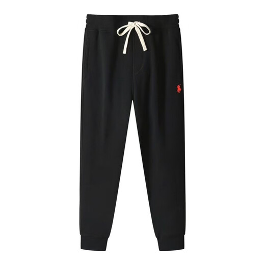 POLO SPORT American Ralph Lauren sweatpants pony embroidered men's and women's solid color all-match trousers fashion brand trendy men's and women's trousers white black label XL