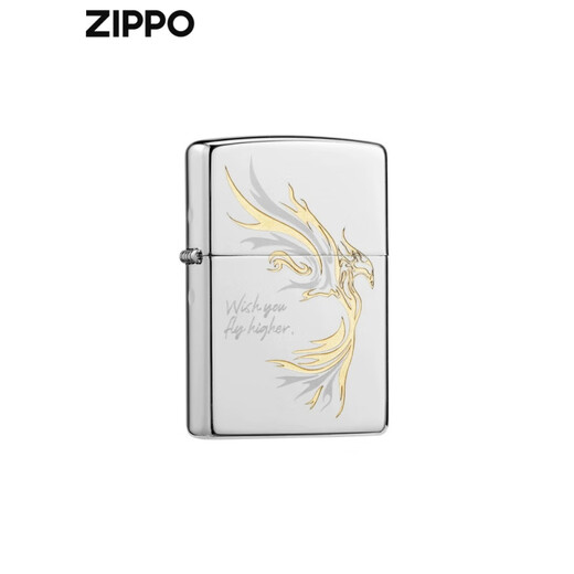 ZIPPO之宝打火机官网 镜面防风煤油送男友礼物刻字外壳 磨砂-飞鸿-单机版 DY9902US DY99