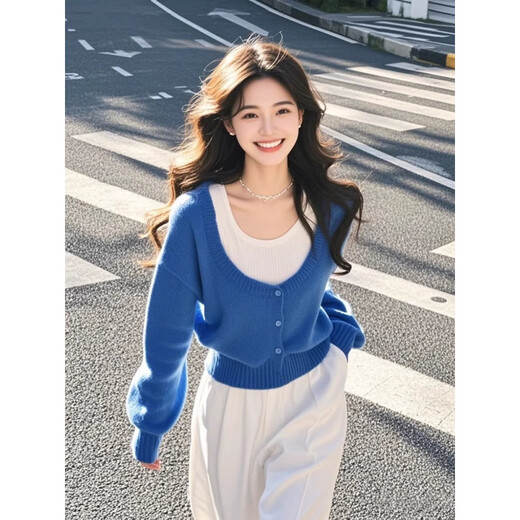 Guanmao PEI 2024 Pull à mode réduisant l'âge pour la femme de l'automne de la femme Nouvelle belle chemise 2025 724 Collier d'abricot l recommandé 105-115jin [Jin est égal à 0,5 kg]