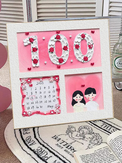100e anniversaire pour envoyer des copines et des couples adorent la peinture à l'huile numérique quartz texture de sable peinture de bricolage peinture de texture personnalisée nx12140 20 * 20cm Cadre intérieur en bois massif serré