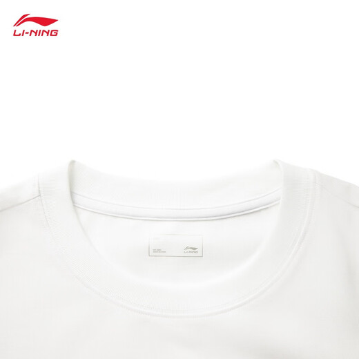 Camiseta de secado rápido 丨 Camiseta antibacteriana redonda de manga corta Camiseta de manga corta Summer's Summer Estampus Top de deportes informales holgados con estampado holgado [logotipo de altura alta elasticidad y antirrugas] White 829-3 L