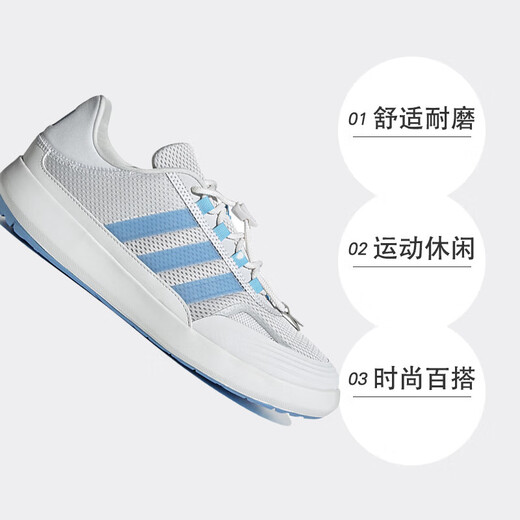 阿迪达斯 （adidas）阿迪达斯清风男鞋女鞋涉水鞋轻便透气休闲跑步鞋 JH9758/符点灰/蓝 45