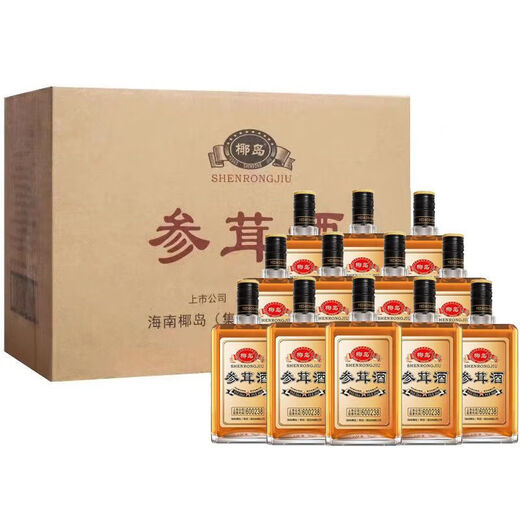 
Coconut Island 35-degree Coconut Island Ginseng Antler Wine 500ml*12 bottles in the whole box, prepare health wine for gifts