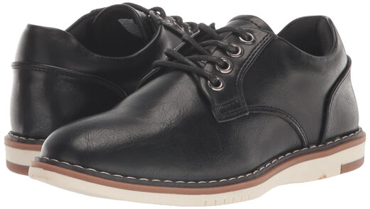 Steve Madden Boys' Shoes Tom Oxford Shoes, Black//White Black//White 2 Little Kid