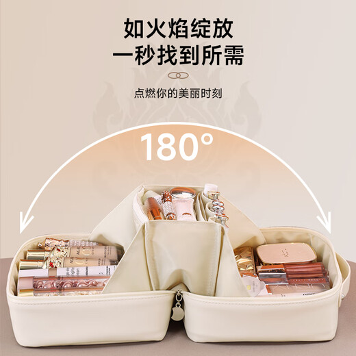 Baicaoyuan Makeup Bag Сумма для женщин с большими портативными ручными туалетными принадлежностями сумка косметическая сумка для хранения.