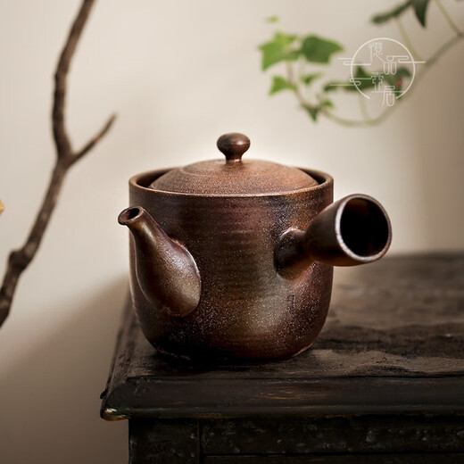 Té de alta calidad alemán agua hirviendo puro puro mando de barro de roca vieja mango lateral de gran capacidad de madera rongtian brewing tetera chaiyao model de mano izquierda 16813 conciencia 1080ml 701ml (inclusive) -800ml (inclusive)