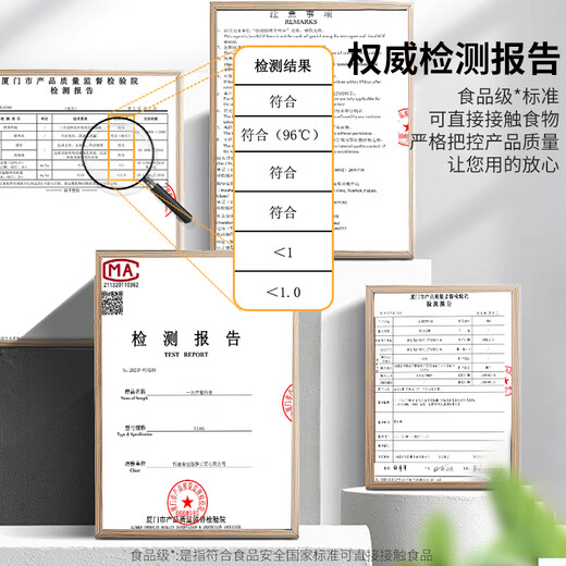 Jiamo disposable plates 13cm 5 inches 20 crystal plates cake dishes picnic snacks thickened aviation plates