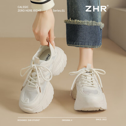 Zhr Mesh Papá zapatos para mujeres en verano zapatos de mujer transpirables y livianos Sports Sports Sports Sports para mujeres G755E Beige 36