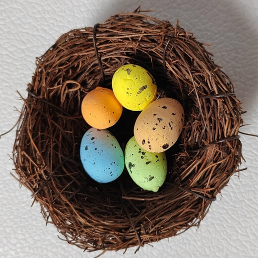 Runhuanian warm grass bird's nest parrot bird's nest outdoor breeding bird balcony bird's nest handmade rattan woven birdcage swallow artificial nest 25cm bird's nest