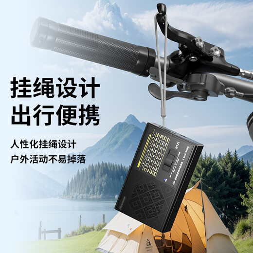 Newman N121 radio for the elderly, full-band FM player, plug-in card rechargeable, mini lightweight portable semiconductor