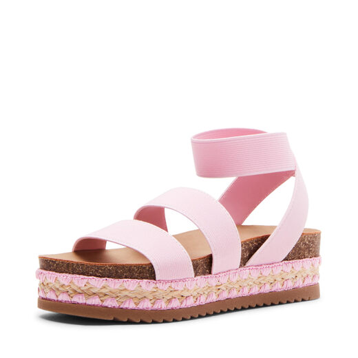 Steve Madden Girls' Krissy Sandals, Pink, 5 Olds Pink 5 Olds