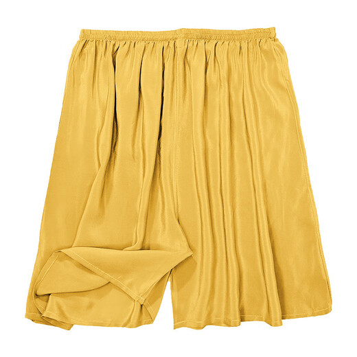 
MiSHIDE Silk Shorts 100% Mulberry Silk Summer Silk Shorts Men and Women Beach Pants Casual Home Pajamas Mulberry Silk 13971 Satin 130 to 185 Jin [Jin equals 0.5 kg] All size