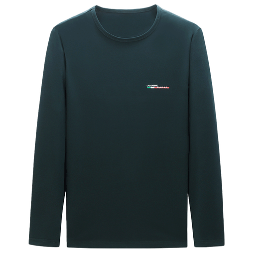 Hengyuanxiang Xinjiang T-shirt en coton en velours long manches longues à manches longues pour hommes et à l'été