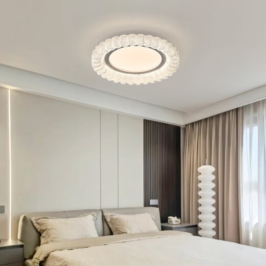 Opcle 2025 Nouveau plafond de chambre à coucher complet 2025 Nouveau étude de chambre principale minimaliste minimaliste moderne lampe ronde 0W 0w 0 interne 0lm 9767-full Spectre-