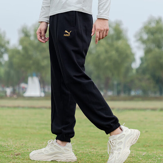 Pantalones para hombres PUMA (PUMA) Pantalones sueltos Pantalones transpirables Capacidades de moda Correr Fitness Sports Pantalones