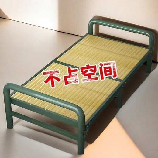 山头林村竹子实木板式硬板床简易家用加固凉床单人双人午休午睡竹床折叠床 赤水名竹192长*95宽-16851