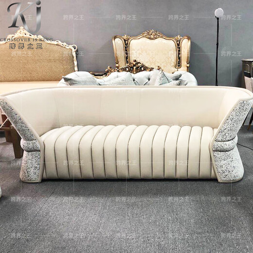 Ywzr Lacasa Furniture Light Luxury Style Sofá Combinación Combinación de contacto Sofá de tres personas de cuero genuino de tres personas 695*865*865 mm Otros