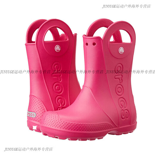 Crocs (crocs) Crocs lightweight waterproof outdoor men's and women's children's rain boots mid-high rain boots 12803 dark blue 410 M C11 (size 28-29) 175m