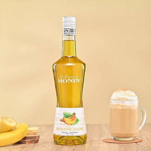 莫林MONIN百香果风味利口酒700ml瓶装法国进口调酒力娇酒果酒预调制 黄香蕉风味