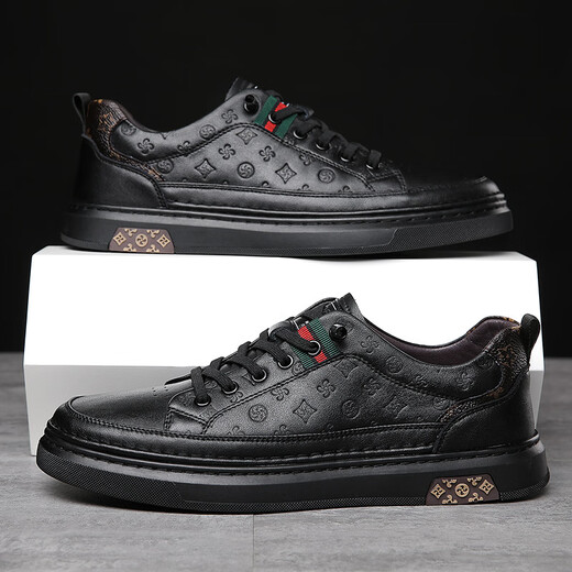 Dadong (Doco) Autumn Men's Shoes Shopable White Shoes White Shoes para hombres 2025 nuevos zapatos de cuero para hombres de moda.