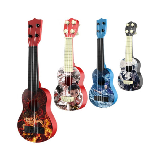 NID哪吒尤克里里可弹奏儿童玩具吉他哪吒闹2海魔童归来乐器音乐玩具 【小号】可弹奏尤克里里-哪咤款