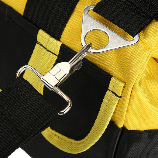 Ye Yu Tool Bag Electrician Canvas Thickened Large Portable Repair Oxford Cloth Strong and Durable Multifunctional Woodworking Tool Bag No Shoulder Strap 17 Inch Crystal Green Easy