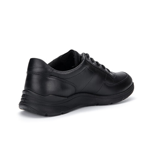 ECCO Men's Shoes Autumn and Winter Light and Comfortable Leather Shoes Waterproof Sports Business Casual Shoes Owen 511614 Domestic Spot 01001 Black 43
