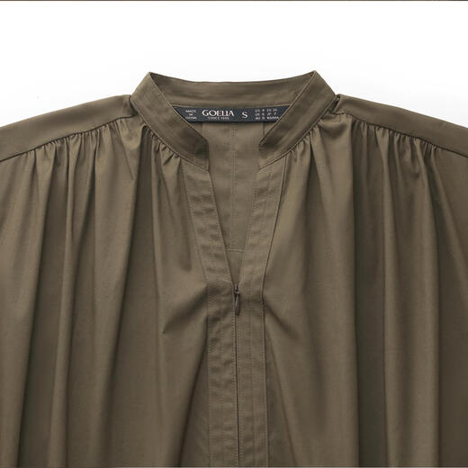 Gloria ärmelloses Kleid für Frauen 2025 neues Sommer -Pendel -Outfit großzügiger und anständiger Rock 1E4C4K740 42G Olivengrün M.