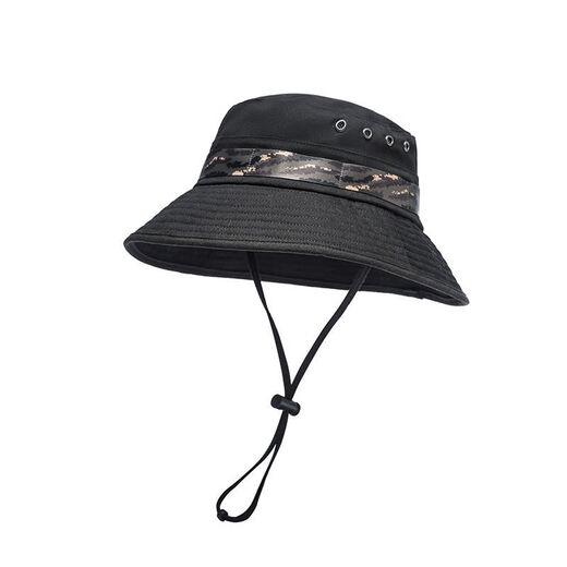 Jeep (JEEP) Mountaineering Hat Men's Sunshade Bennie Hat Outdoor Fishing Men's Sun Protection Hat Fisherman Hat Summer Breathable 485 Styles - Camouflage Khaki