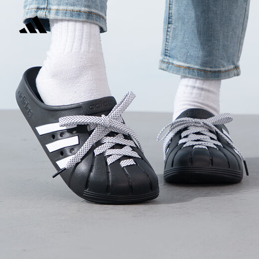 ADIDAS SAPOS Men's and Women's Genuine 2025 Summer Nuevos deportes y sandalias informales Ligeros livianos zapatos de playa Big Head Hole Jh9848 40.5