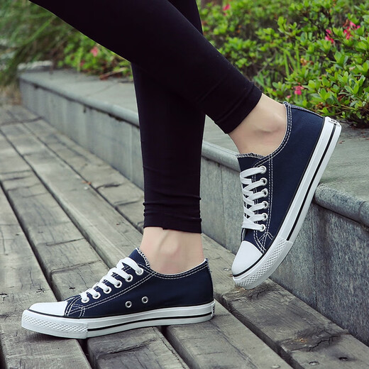 Europäisches Pastoralpaar Leinwandschuhe für Männer 2025 Sommer New Low Top Casual Sports Schuhe für Männer trendy und vielseitig (PJ) 6621 Blue 41