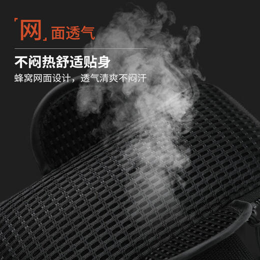 Junkiss Running Cell Phone Arm Bag Sports Cell Phone Bag Unisex Waterproof Wrist Bag Gym Cell Phone Arm Cover Black (Multifunctional Shoulder Strap)