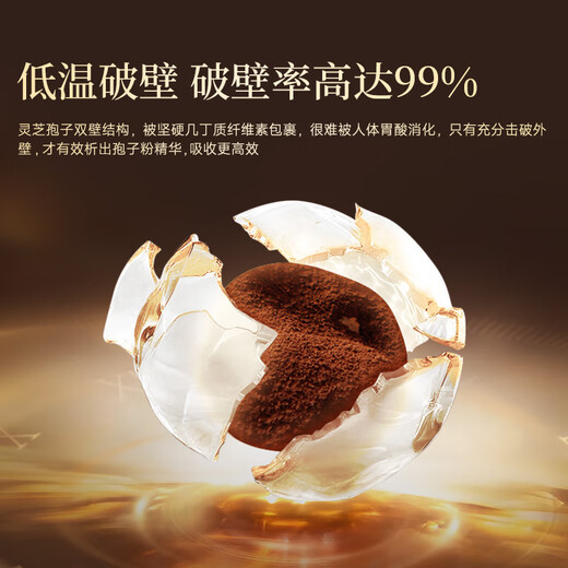 Zhizhengyuan Breaking Wall Ganoderma Lucidum Spore Cápsula de polvo Caja de regalo Regalo para padres Productos nutricionales y productos de salud Inmunidad fuerte El 95% de las personas eligen [4 cajas de ciclos] Profundos nutritivos del cuerpo
