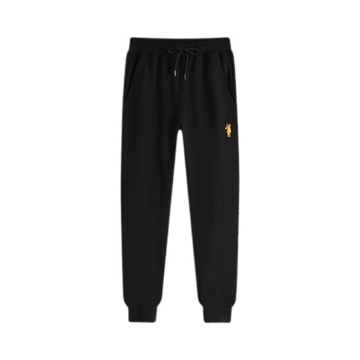 POLO SPORT American Ralph Lauren spring and autumn casual versatile pants loose leg drawstring sweatpants simple sports pants men's pants black 3XL