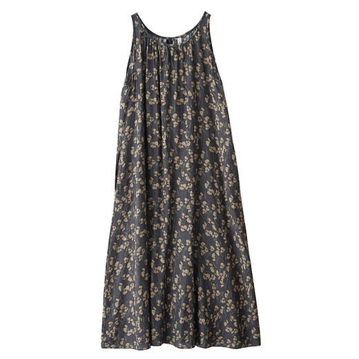 Jiandang Ropa para mujeres de gran tamaño Fat MM Spring and Summer Relajada Falta de Vacaciones Vacaciones Vacaciones Falda literaria Simple 2601 Gray Medium Grey XL [140-160Jin [Jin iguala 0.5 kg]]]