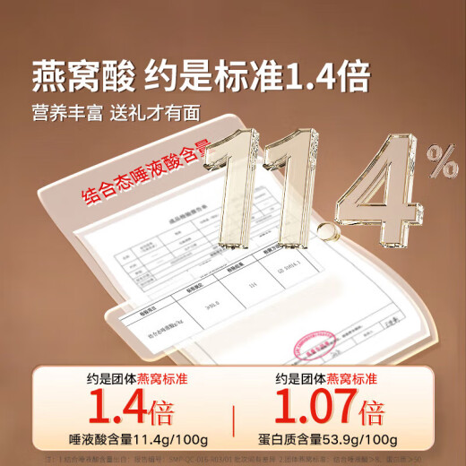 同仁堂北京同仁堂 干燕窝礼盒【密盏黑金标50g】端午节送礼物 燕窝干盏