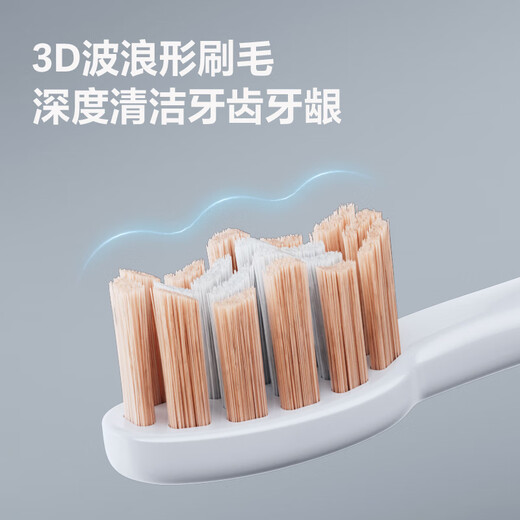 FLYCO electric toothbrush adult soft-bristled household birthday confession holiday gift for boyfriend and girlfriend FT7205 Haoyue White 2 brush heads in total