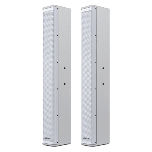 SHILE BX-408 white high-end conference speaker wall-mounted sound column multi-functional exhibition hall large conference 150W passive speaker pair