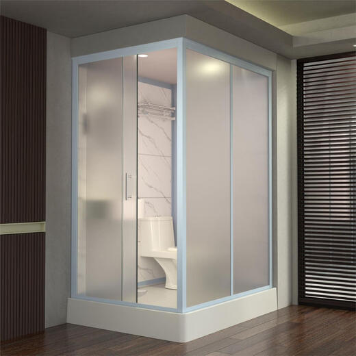 JOMOO's new integrated shower room bathroom integrated toilet mobile integrated bathroom household partition door waterproof toilet 140*110 side door with toilet and no steam