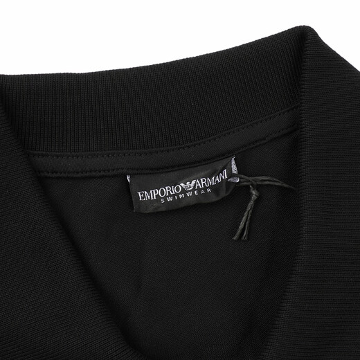 ARMANI/Armani EA Men's simple casual and fashionable short-sleeved POLO shirt EM001379 AF14103 Black UC001 L