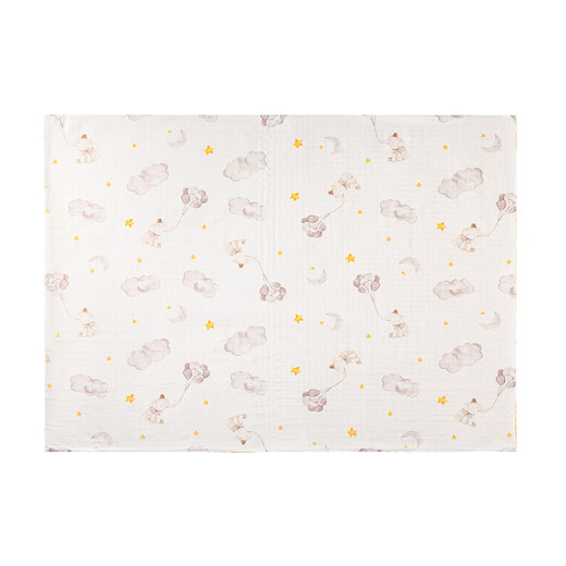 Yingshi (YEEHOO) bamboo cotton antibacterial soothing bean doodou velvet baby quilt children cover blanket nap quilt spring and summer 120x150cm