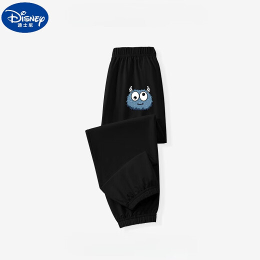 迪士尼（Disney）男童裤子2025年夏季儿童薄防蚊裤男孩潮流运动裤中大童凉感空调裤 NHZ15826K宝蓝 110 cm 身高100-110cm年龄4-5岁