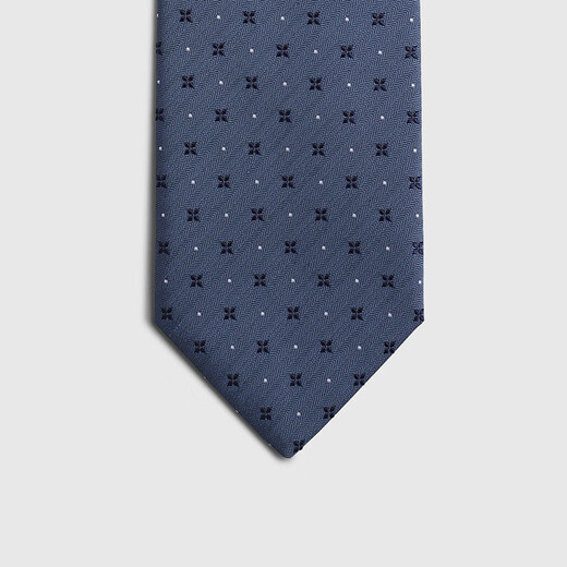 Jinlilai Herren hochwertige exquisite dunkle Muster Blumengeschäft Casual Krawatte Blue-88