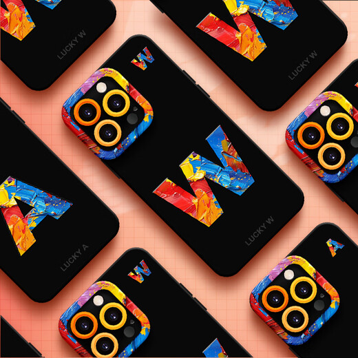 Die heutige Apple-Serie Mobiltelefon Hülle iPhone 16 Promax Liquid Silicon 15plus Soft Shell Neue 16E Soft Shell Ultra-dünn High-End-Sense männliche und weibliche Paar Super heißes und modisches Engel Augen Flüssiges Silikon Schwarz [JTGJ691] iPhone 16