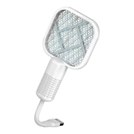 OUMIRO Electric Mosquito Swatter Mosquito Killing Lamp Powerful Mosquito Killing Swatter USB Home Outdoor Large Mesh Purple Light Automatic Mosquito Trapping Green
