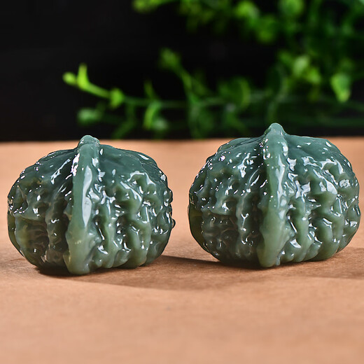 千载一玉和田玉手把件核桃把玩件玉石摆件礼赠长辈节日礼物 寓意福运相随 【直径约45毫米】款一QZM7382i