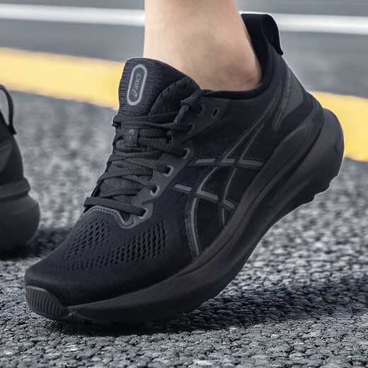 Chaussures de course Asics Chaussures masculines pour le printemps Nouveau Gel-Kayano31 Chaussures de sport absorbant les chocs noirs 1011b867-001 / Modèle d'image principale / Black / Gel-Ka 39 photos sont publiées et 10 yuans sont retournés